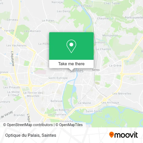 Optique du Palais map