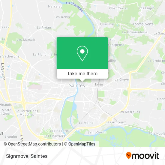 Signmove map