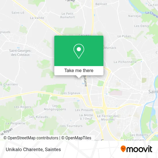 Unikalo Charente map