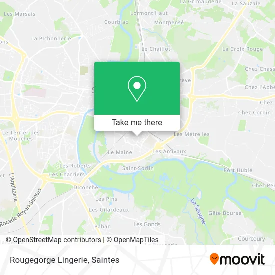 Rougegorge Lingerie map