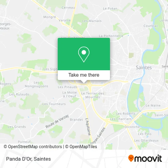 Panda D'Or map