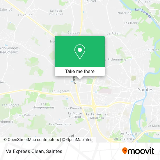 Va Express Clean map