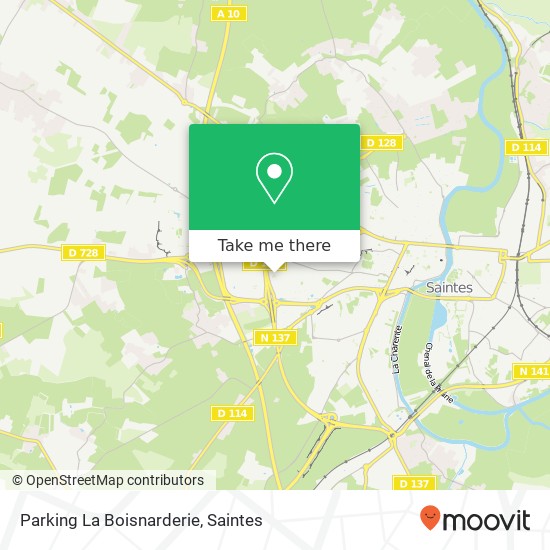 Parking La Boisnarderie map