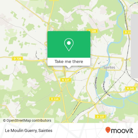 Mapa Le Moulin Guerry