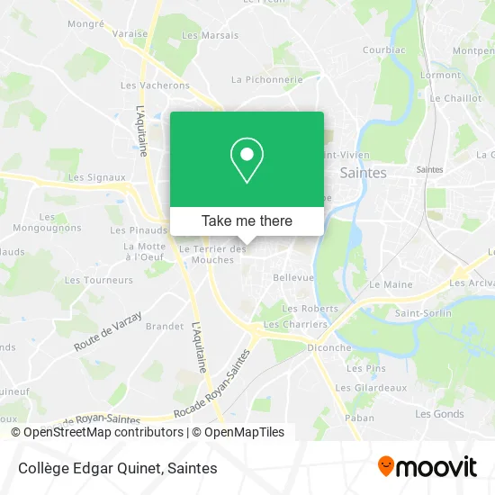 Collège Edgar Quinet map