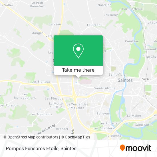 Pompes Funèbres Etoile map