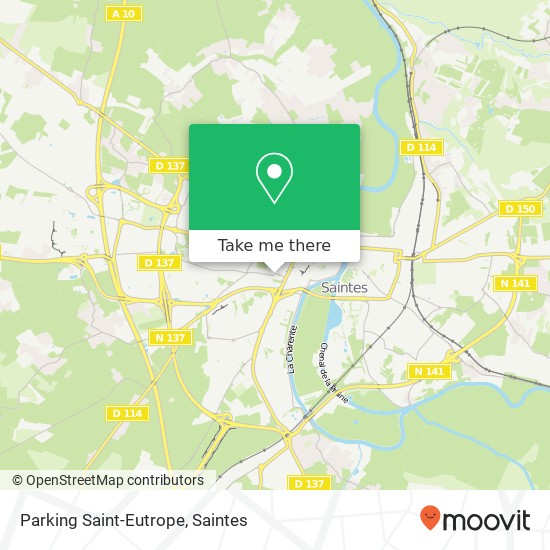 Mapa Parking Saint-Eutrope