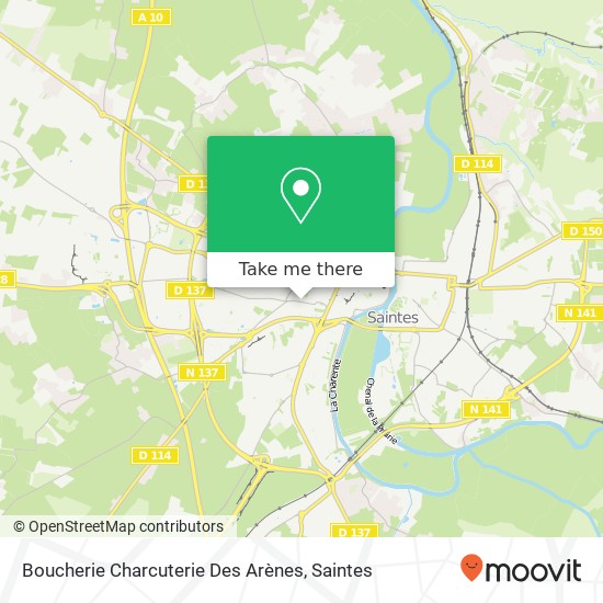 Boucherie Charcuterie Des Arènes map