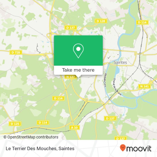 Le Terrier Des Mouches map