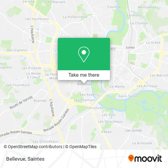 Bellevue map