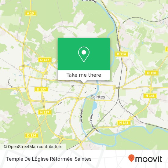 Temple De L'Église Réformée map