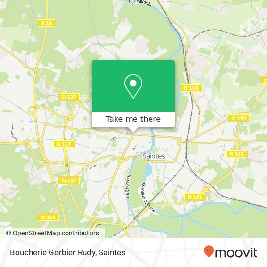 Boucherie Gerbier Rudy, 3 Rue Pasteur 17100 Saintes map