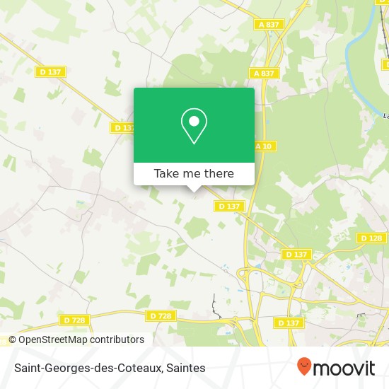 Saint-Georges-des-Coteaux map