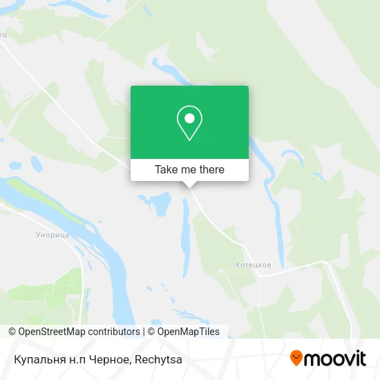 Купальня н.п Черное map