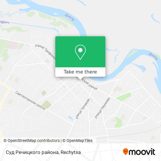 Суд Речицкого района map