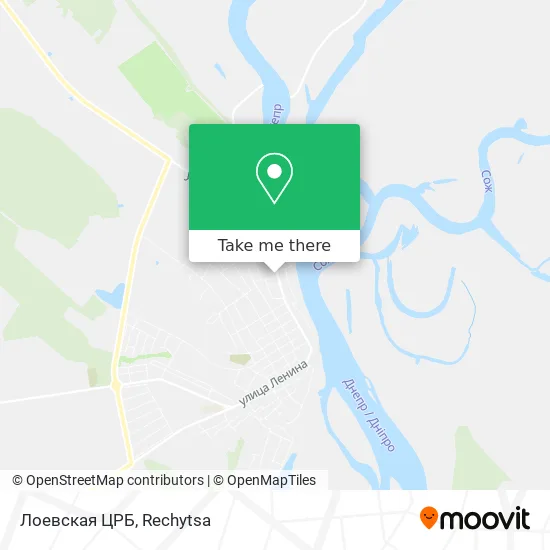 Лоевская ЦРБ map