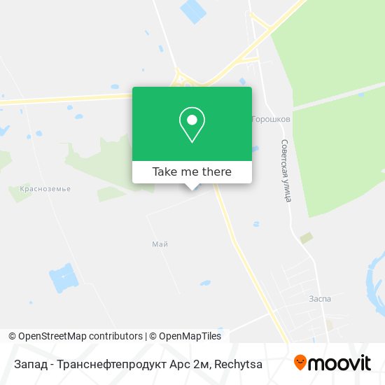 Запад - Транснефтепродукт Арс 2м map