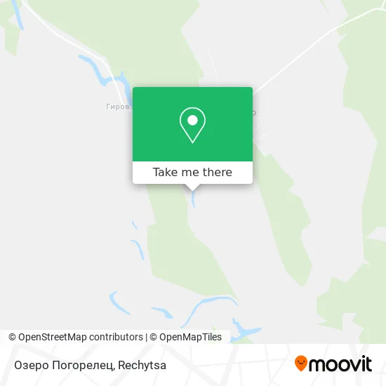 Озеро Погорелец map