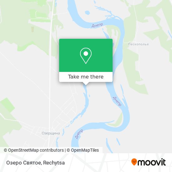 Озеро Святое map