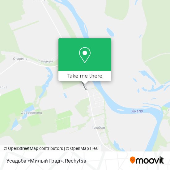 Усадьба «Милый Град» map