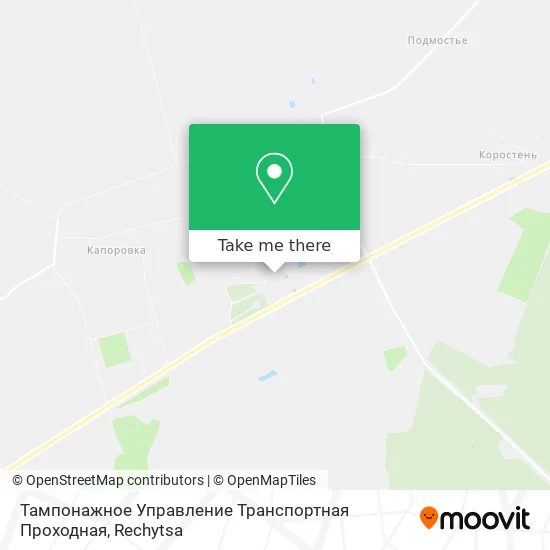 Тампонажное Управление Транспортная Проходная map