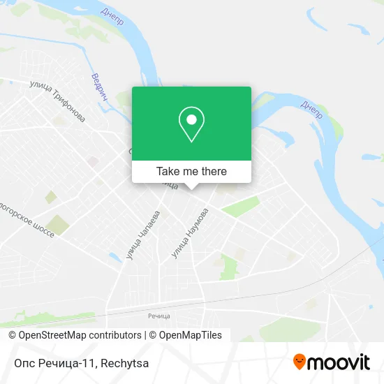 Опс Речица-11 map
