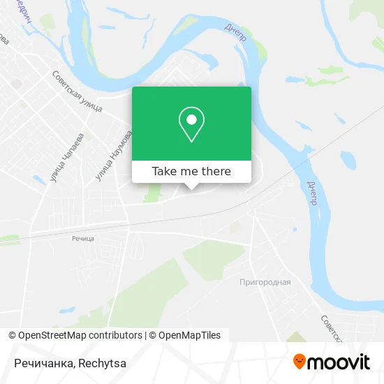 Речичанка map
