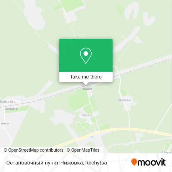 Остановочный пункт-Чижовка map