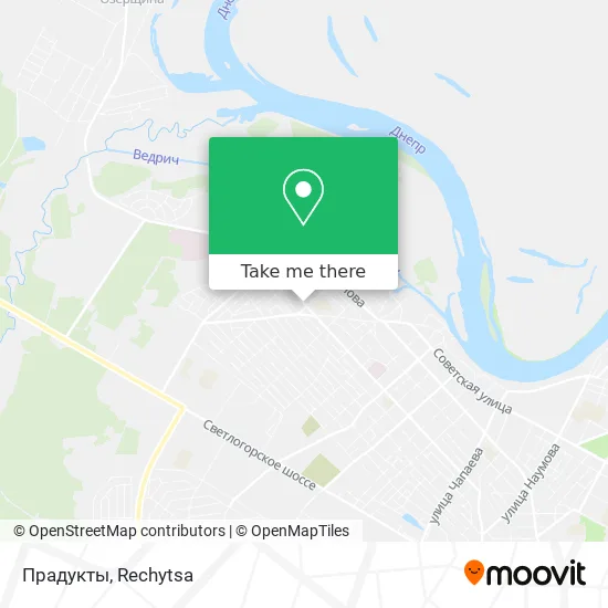 Прадукты map