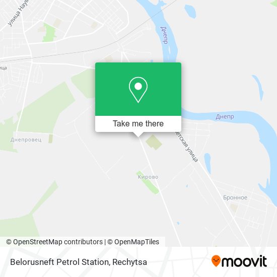 Belorusneft Petrol Station map