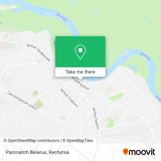 Parimatch Belarus map