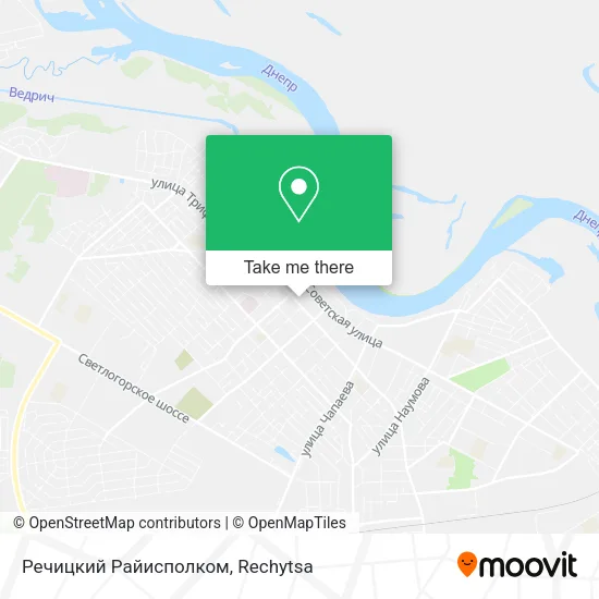 Речицкий Райисполком map