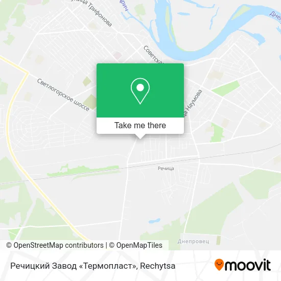 Речицкий Завод «Термопласт» map