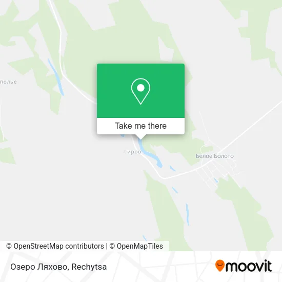 Озеро Ляхово map