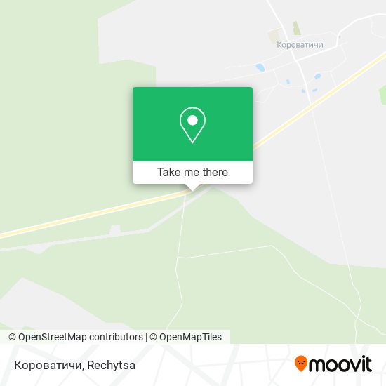 Короватичи map