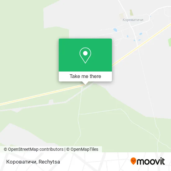 Короватичи map