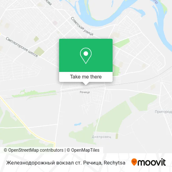 Железнодорожный вокзал ст. Речица map