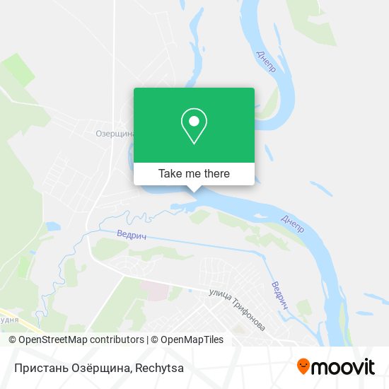 Пристань Озёрщина map