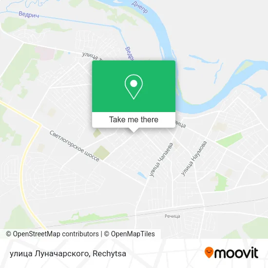 улица Луначарского map