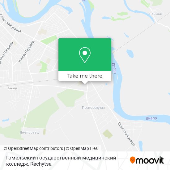 Гомельский государственный медицинский колледж map