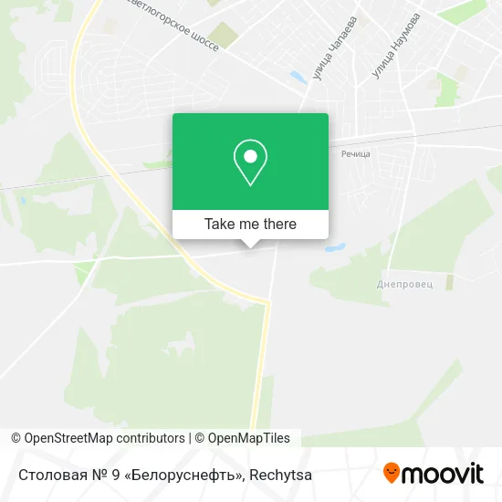 Столовая № 9 «Белоруснефть» map