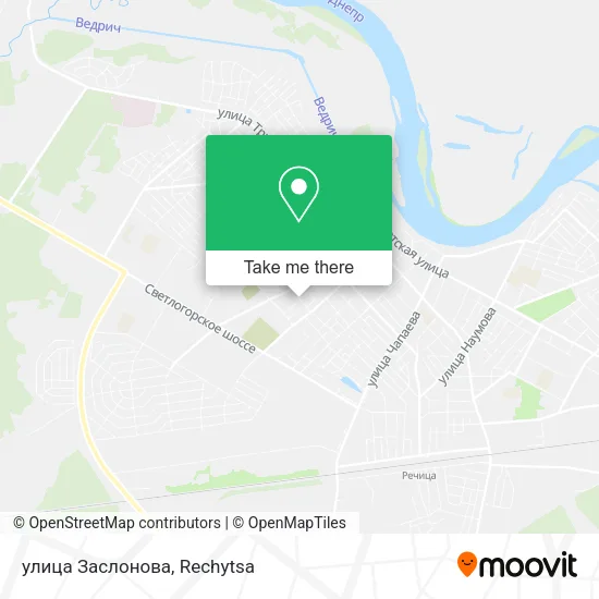 улица Заслонова map