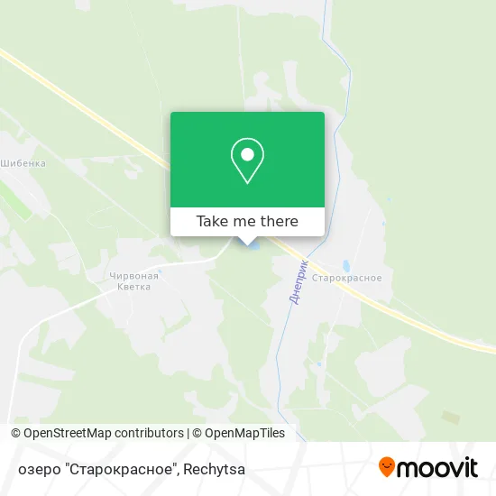 озеро "Старокрасное" map