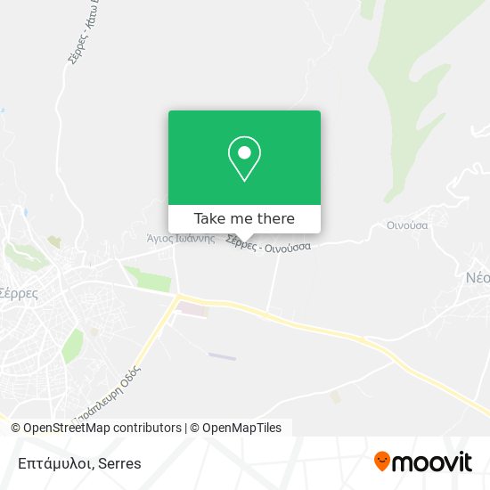 Επτάμυλοι map