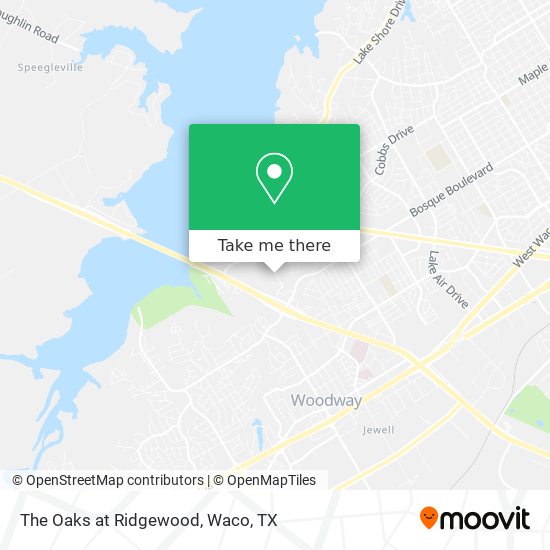 The Oaks at Ridgewood map