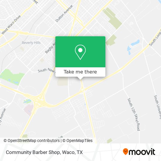 Mapa de Community Barber Shop