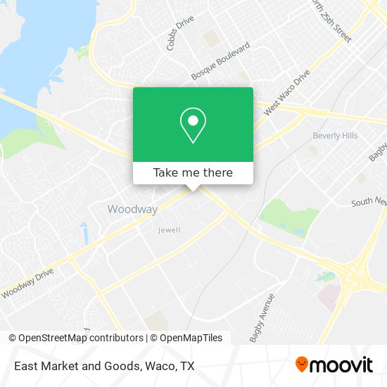 Mapa de East Market and Goods