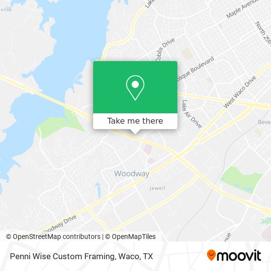 Penni Wise Custom Framing map