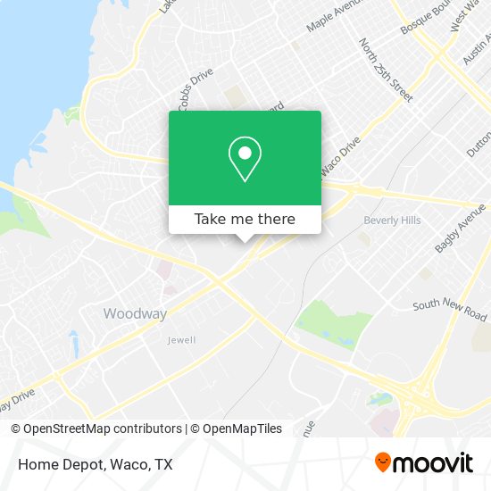 Home Depot map