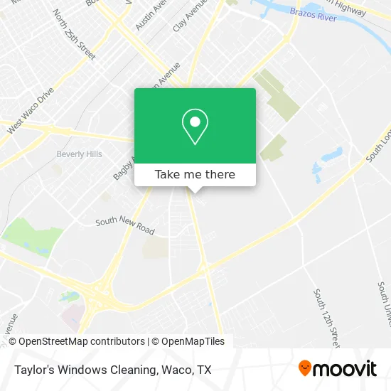Taylor's Windows Cleaning map